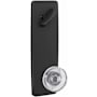 Schlage Custom Single Cylinder Keyed Entry Interior Only Pack with Dawes Lever and Greene Trim Matte Black