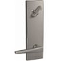 Schlage Custom Eller Single Cylinder Full Plate Interior Pack with Century Rose - Exterior Handleset Sold Separately Satin Nickel