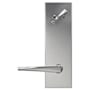 Schlage Custom Eller Single Cylinder Full Plate Interior Pack with Century Rose - Exterior Handleset Sold Separately Bright Chrome