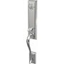 Schlage Custom Addison Exterior One-Sided 3/4 Trim Dummy Handleset - Interior Side Sold Separately Bright Chrome