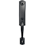 Schlage Custom Camelot Exterior One-Sided 3/4 Trim Dummy Handleset - Interior Side Sold Separately Black Stainless