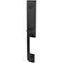 Schlage Custom Century Exterior One-Sided 3/4 Trim Dummy Handleset - Interior Side Sold Separately Matte Black
