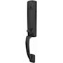 Schlage Custom Greenwich Exterior One-Sided 3/4 Trim Dummy Handleset - Interior Side Sold Separately Matte Black