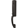 Schlage Custom Greenwich Exterior One-Sided 3/4 Trim Dummy Handleset - Interior Side Sold Separately Aged Bronze
