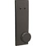 Schlage Custom Bowery One-Sided 3/4 Trim Dummy Interior Pack with Century Trim - Exterior Handleset Sold Separately Black Stainless