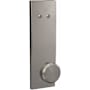 Schlage Custom Bowery One-Sided 3/4 Trim Dummy Interior Pack with Century Trim - Exterior Handleset Sold Separately Satin Nickel