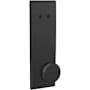 Schlage Custom Bowery One-Sided 3/4 Trim Dummy Interior Pack with Century Trim - Exterior Handleset Sold Separately Matte Black