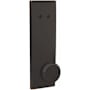Schlage Custom Bowery One-Sided 3/4 Trim Dummy Interior Pack with Century Trim - Exterior Handleset Sold Separately Aged Bronze