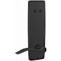 Schlage Custom Interior Only Non-Turning One-Sided Dummy with Pennant Lever and Greene Trim Matte Black