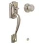 Schlage Camelot Lower Handleset Featuring the Georgian Knob for Use with Schlage Deadbolts Satin Nickel