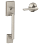 Schlage Century Lower Handle Set for Schlage Deadbolts with Latitude Interior Lever Satin Nickel