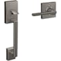 Schlage Century Lower Half Handleset for Schlage Deadbolts with Latitude Lever Satin Nickel