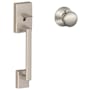 Schlage Century Lower Handle Set for Schlage Deadbolts with Plymouth Interior Knob Satin Nickel