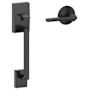 Schlage Century Lower Handle Set for Schlage Deadbolts with Latitude Interior Lever Matte Black
