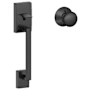 Schlage Century Lower Handle Set for Schlage Deadbolts with Plymouth Interior Knob Matte Black