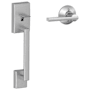 Schlage Century Lower Handle Set for Schlage Deadbolts with Latitude Interior Lever Satin Chrome
