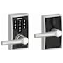 Schlage Century Touch Entry Leverset with Broadway Lever Satin Chrome
