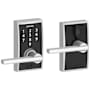 Schlage Century Touch Entry Leverset with Latitude Lever Satin Chrome