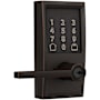 Schlage Encode WiFi Enabled Electronic Keypad Latitude Door Lever with Century Trim Aged Bronze