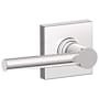 Schlage Broadway Passage Door Lever Set with Decorative Collins Trim (Formerly Dexter) Polished Chrome