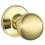Schlage Corona Passage Door Knob Set (Formerly Dexter) Polished Brass
