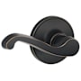 Schlage LaSalle Passage Door Lever Set (Formerly Dexter) Aged Bronze