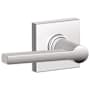 Schlage Solstice Passage Door Lever Set with Decorative Collins Trim (Formerly Dexter) Polished Chrome