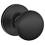 Schlage Stratus Passage Door Knob Set with Round Rose from the J Series Aged Bronze