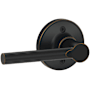Schlage Broadway Non-Turning One-Sided Dummy Door Lever (Formerly Dexter) Aged Bronze