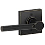 Schlage Broadway Non-Turning One-Sided Dummy Door Lever with Decorative Collins Trim (Formerly Dexter) Aged Bronze