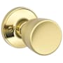 Schlage Byron Non-Turning One-Sided Dummy Knob from the J-Series (Formerly Dexter) Polished Brass