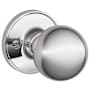 Schlage Corona Non-Turning One-Sided Dummy Knob from the J-Series (Formerly Dexter) Bright Chrome