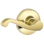 Schlage LaSalle Non-Turning One-Sided Dummy Left Handed Lever from the J-Series (Formerly Dexter) Polished Brass