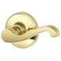 Schlage LaSalle Non-Turning One-Sided Dummy Right Handed Lever from the J-Series (Formerly Dexter) Polished Brass