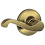 Schlage LaSalle Non-Turning One-Sided Dummy Left Handed Lever from the J-Series (Formerly Dexter) Antique Brass