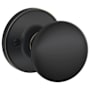 Schlage Stratus Non-Turning One-Sided Dummy Door Knob with Round Rose from the J-Series Aged Bronze
