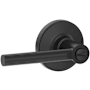 Schlage Broadway Privacy Door Lever Set from the J-Series Matte Black