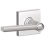 Schlage Solstice Privacy Door Lever Set with Decorative Collins Trim (Formerly Dexter) Polished Chrome