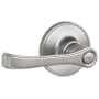 Schlage Torino Privacy Door Lever Set from the J-Series Satin Stainless Steel