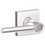 Schlage Broadway Single Cylinder Keyed Entry Door Lever Set with Decorative Collins Trim (Formerly Dexter) Polished Chrome