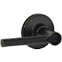 Schlage Broadway Single Cylinder Keyed Entry Door Lever Set (Formerly Dexter) Aged Bronze
