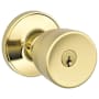 Schlage Byron Keyed Entry Single Cylinder Door Knob Set (Formerly Dexter) Polished Brass