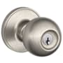 Schlage Corona Keyed Entry Single Cylinder Door Knob Set (Formerly Dexter) Satin Nickel