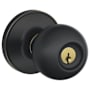 Schlage Corona Keyed Entry Single Cylinder Door Knob Set (Formerly Dexter) Aged Bronze