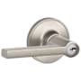 Schlage Solstice Single Cylinder Keyed Entry Door Lever Set (Formerly Dexter) Satin Nickel