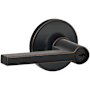 Schlage Solstice Single Cylinder Keyed Entry Door Lever Set (Formerly Dexter) Aged Bronze