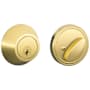 Schlage Single Cylinder Deadbolt (Formerly Dexter) Polished Brass