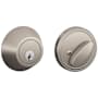 Schlage Single Cylinder Deadbolt (Formerly Dexter) Satin Nickel