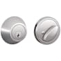 Schlage Single Cylinder Deadbolt (Formerly Dexter) Polished Chrome