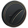Schlage One Sided Deadbolt from the JD-Series (Formerly Dexter) Aged Bronze